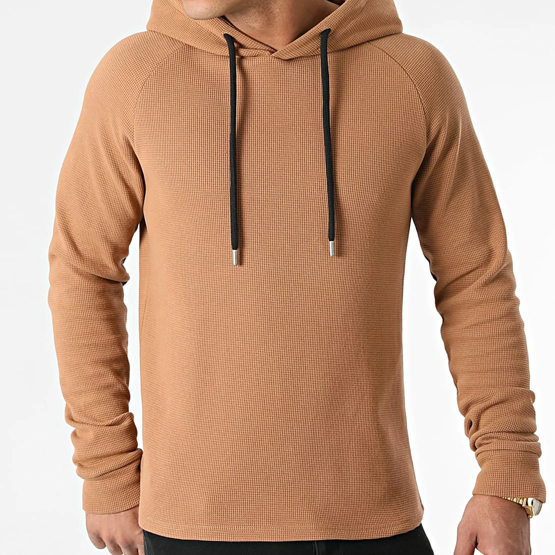 Nouveau 🤩 Sweat Capuche Waffle 1921 Camel de LBO ✔️ 3 Nouveau 🤩 Sweat Capuche Waffle 1921 Camel de LBO ✔️