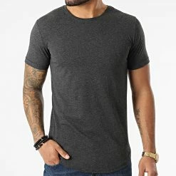 Acheter ✔️ Lot de 2 Tee 👚 Shirts Oversize 2082 Noir Et Anthracite de LBO 🤩 -France LBO Soldes Boutique lbo 284908 FAB SHALBO 2082 20211126T121417 04