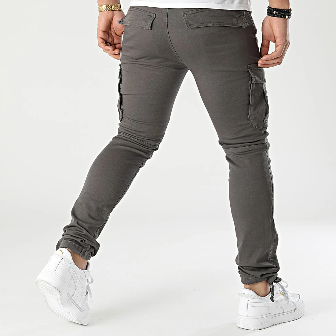 Promo 🧨 Pantalon Cargo 1845 Gris de LBO 🔥 6 Promo 🧨 Pantalon Cargo 1845 Gris de LBO 🔥 – Image 4
