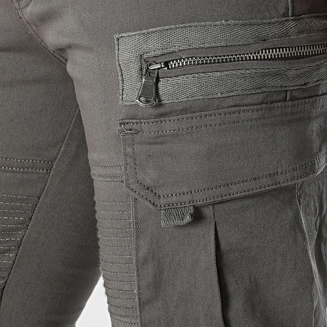 Promo 🧨 Pantalon Cargo 1845 Gris de LBO 🔥 4 Promo 🧨 Pantalon Cargo 1845 Gris de LBO 🔥 – Image 2