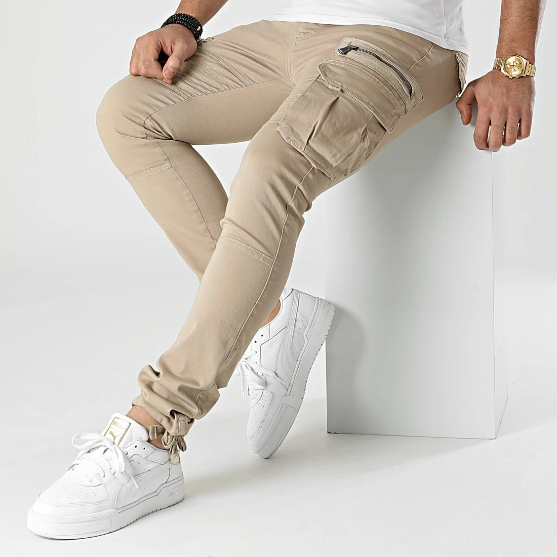 Offres ✨ Pantalon Cargo 1749 Beige de LBO 😉 5 Offres ✨ Pantalon Cargo 1749 Beige de LBO 😉 – Image 3