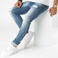 Bon marché 😍 Jean Skinny 0002 Denim Bleu Medium de LBO 🌟 9 Bon marché 😍 Jean Skinny 0002 Denim Bleu Medium de LBO 🌟 -France LBO Soldes Boutique lbo 285698 FAB LBO 1070318 0002 20211105T151758 03