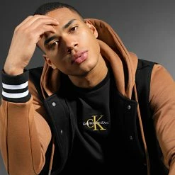 Le moins cher 👍 Veste Teddy A Capuche 1858 Noir Camel de LBO 👍 -France LBO Soldes Boutique lbo 286331 FAB SHALBO 1858 20211229T080524 05