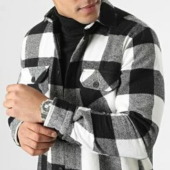 Sortie 🧨 Surchemise A Carreaux 0108 Noir Blanc de LBO 💯 -France LBO Soldes Boutique lbo 287182 FAB LBO 1070546 0108 20211222T080539 02