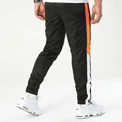 Meilleure affaire 🤩 Pantalon Jogging Tricolore A Bandes 0026 Noir Orange de LBO 🧨 -France LBO Soldes Boutique lbo 287380 FAB LBO 10701336 0026 20211020T115837 04