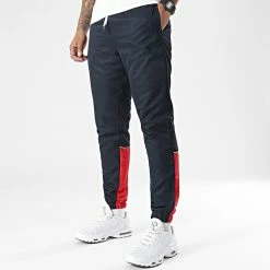 Coupon 🛒 Pantalon Jogging Bicolore 0029 Bleu Marine Rouge de LBO 💯 -France LBO Soldes Boutique lbo 287383 FAB LBO 10701336 0029 20211119T140505 03