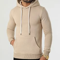 Meilleure vente 🤩 Sweat Capuche 2105 Beige de LBO 😍