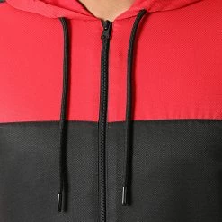 Offres 😀 Ensemble De Survêtement Bicolore Avec Bandes 0057 Noir Rouge de LBO ✔️ -France LBO Soldes Boutique lbo 289194 FAB LBO 10701336 0057 20211117T152318 03