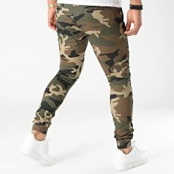 Bon marché 😉 Jogger Pant Super Skinny Camouflage 1842 Vert Kaki de LBO 🎁 -France LBO Soldes Boutique lbo 289487 FAB SHALBO 1842 20211105T152303 05
