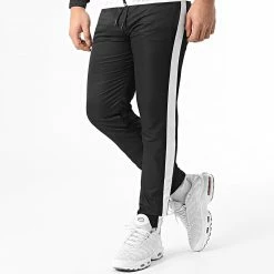 Remise 😍 Ensemble De Survêtement Bicolore Avec Bandes 0046 Noir Blanc de LBO 😉 -France LBO Soldes Boutique lbo 289678 FAB LBO 10701336 0046 20211217T074637 04