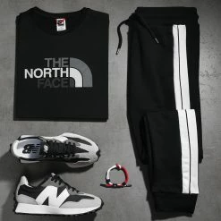 Acheter 😉 Pantalon Jogging A Bandes 2048 Noir de LBO 😉 -France LBO Soldes Boutique lbo 290743 FAB SHALBO 2048 20220118T083447 05