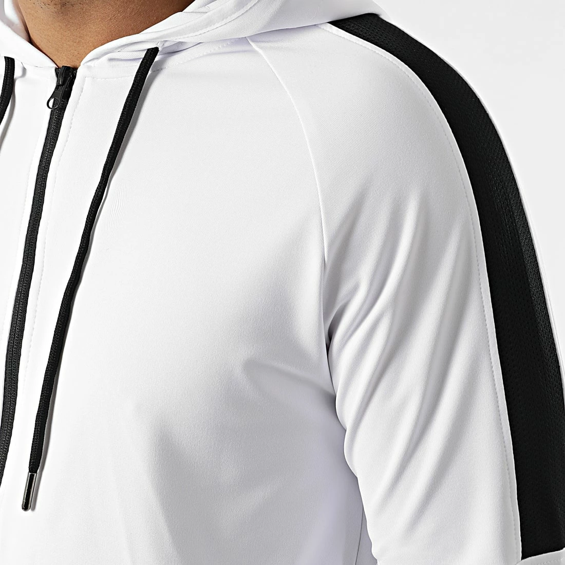 Acheter 🌟 Ensemble De Survêtement Training Avec Bande Mesh 0048 Blanc Noir de LBO 🤩 4 Acheter 🌟 Ensemble De Survêtement Training Avec Bande Mesh 0048 Blanc Noir de LBO 🤩 – Image 2