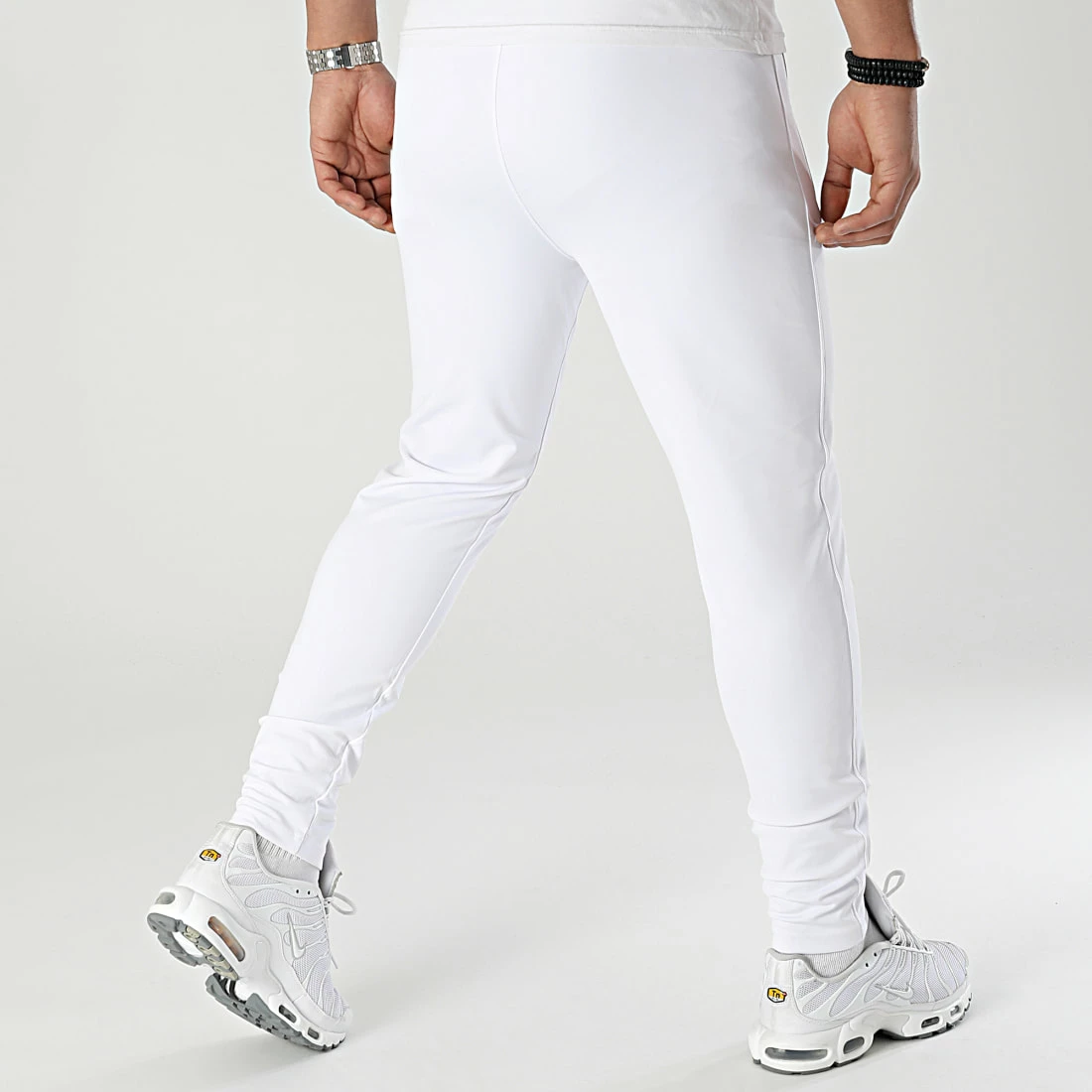 Remise 😍 Pantalon Jogging Training Bande Mesh 0106 Blanc de LBO ⌛ 7 Remise 😍 Pantalon Jogging Training Bande Mesh 0106 Blanc de LBO ⌛ – Image 5