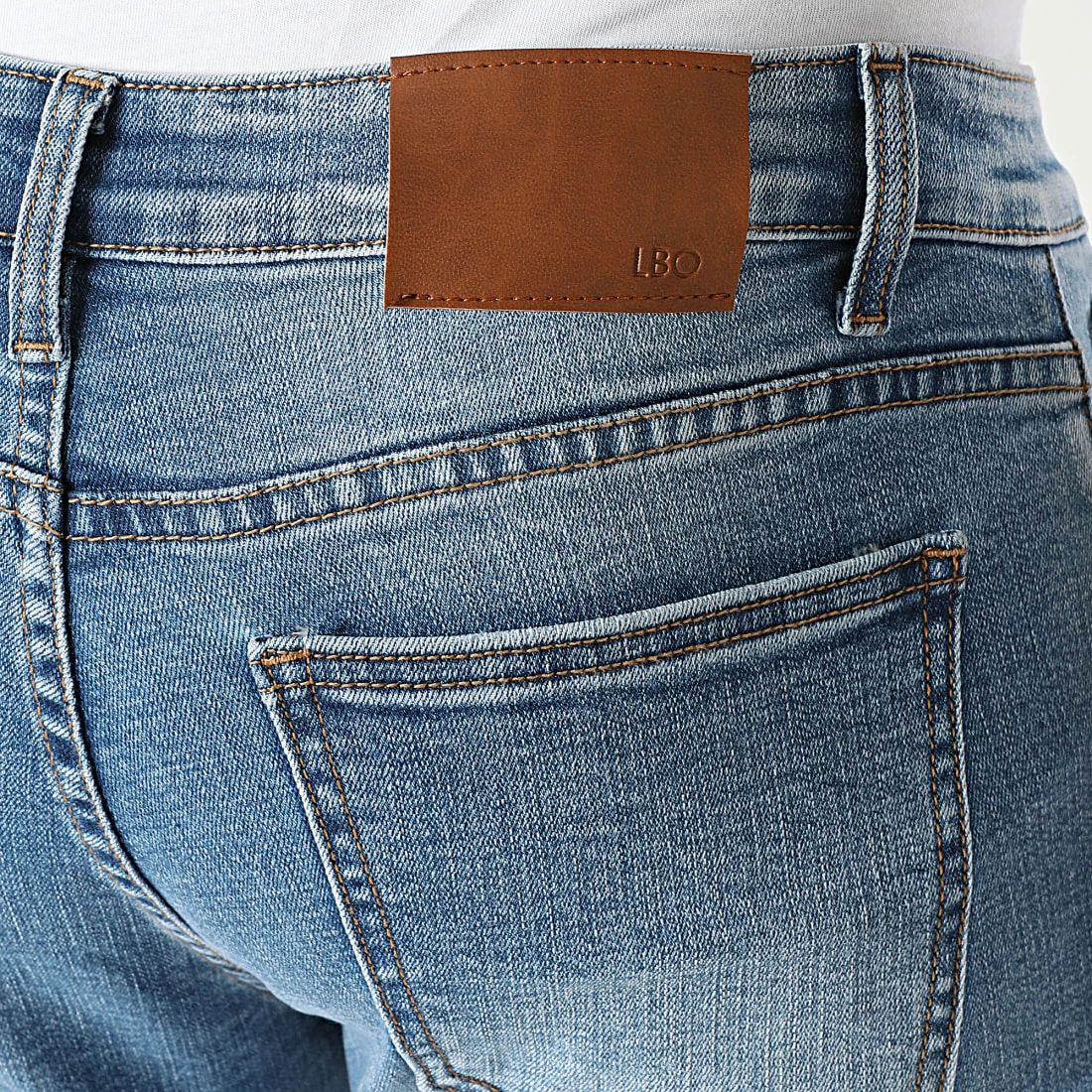 Meilleur prix 🤩 Jean Slim SL01 Bleu Denim de LBO ⌛ 4 Meilleur prix 🤩 Jean Slim SL01 Bleu Denim de LBO ⌛ – Image 2