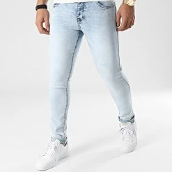 De gros 🤩 Jean Slim SL03 Bleu Denim Wash de LBO ⭐