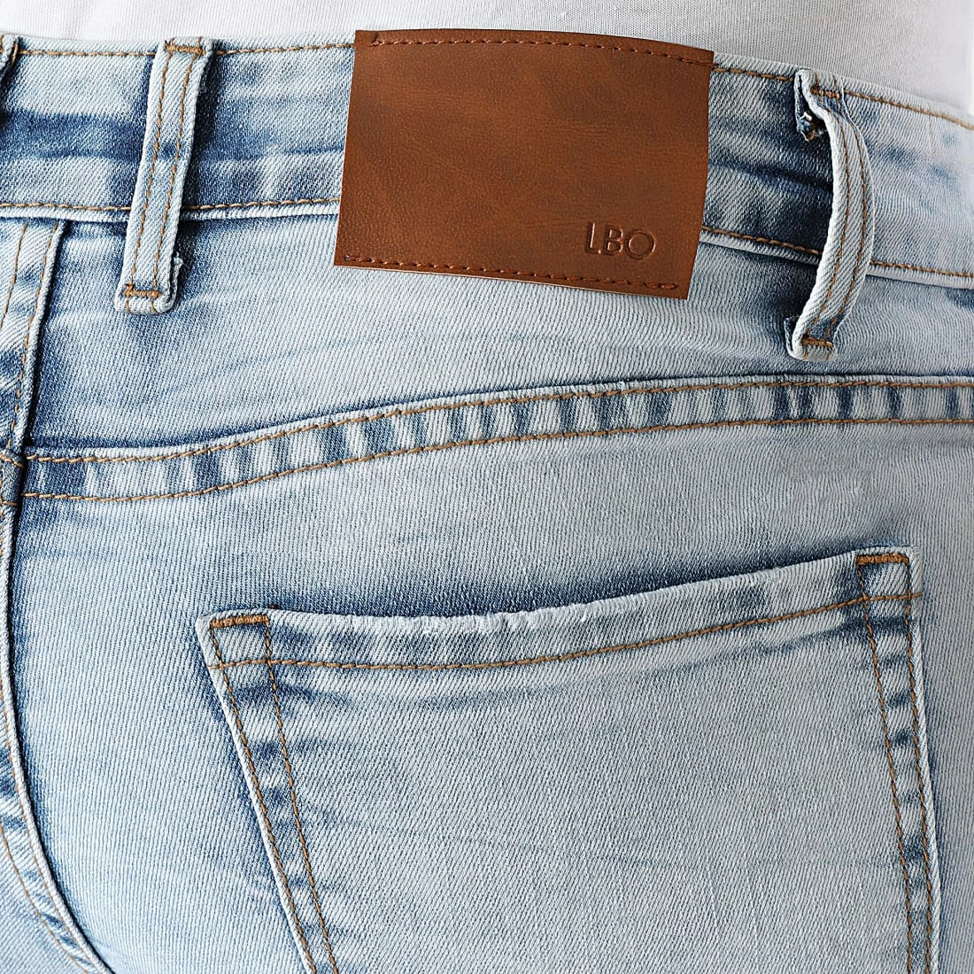 De gros 🤩 Jean Slim SL03 Bleu Denim Wash de LBO ⭐ 4 De gros 🤩 Jean Slim SL03 Bleu Denim Wash de LBO ⭐ – Image 2