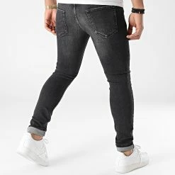 De gros 🥰 Jean Slim Fit 2076 Gris Denim Foncé de LBO 🎁 -France LBO Soldes Boutique lbo 292564 FAB SHALBO 2076 20220113T140451 05