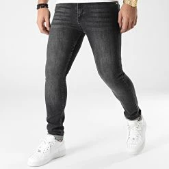 De gros 🥰 Jean Slim Fit 2076 Gris Denim Foncé de LBO 🎁