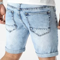 Sortie 🎉 Short Jean Skinny Avec Dechirures 0014 Bleu Denim de LBO ❤️ -France LBO Soldes Boutique lbo 293308 FAB LBO 1070318 0014 20220316T145407 04