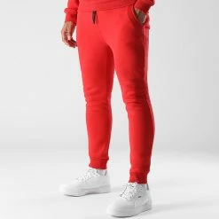 Acheter 🌟 Ensemble De Survêtement Uni 0140 Rouge de LBO ⭐ -France LBO Soldes Boutique lbo 294921 FAB LBO 1070546 0140 20220322T153714 04