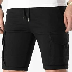 Grosses soldes 🥰 Short Cargo Jogger 2312 Noir de LBO 🌟