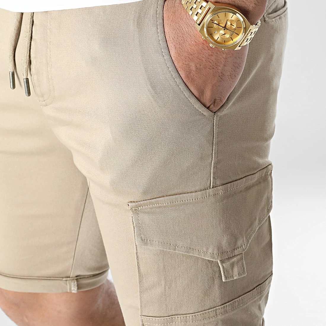 Nouveau 🔔 Short Cargo Jogger 2313 Beige de LBO 😍 4 Nouveau 🔔 Short Cargo Jogger 2313 Beige de LBO 😍 – Image 2