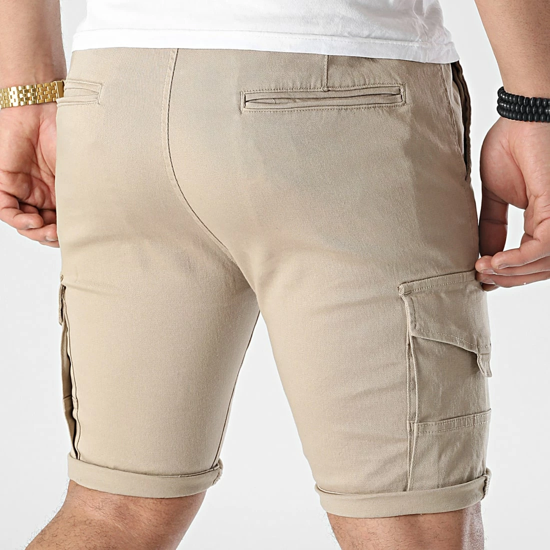 Nouveau 🔔 Short Cargo Jogger 2313 Beige de LBO 😍 6 Nouveau 🔔 Short Cargo Jogger 2313 Beige de LBO 😍 – Image 4