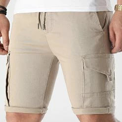 Nouveau 🔔 Short Cargo Jogger 2313 Beige de LBO 😍 9 Nouveau 🔔 Short Cargo Jogger 2313 Beige de LBO 😍 -France LBO Soldes Boutique lbo 295640 FAB SHALBO 2313 20220316T154343 03