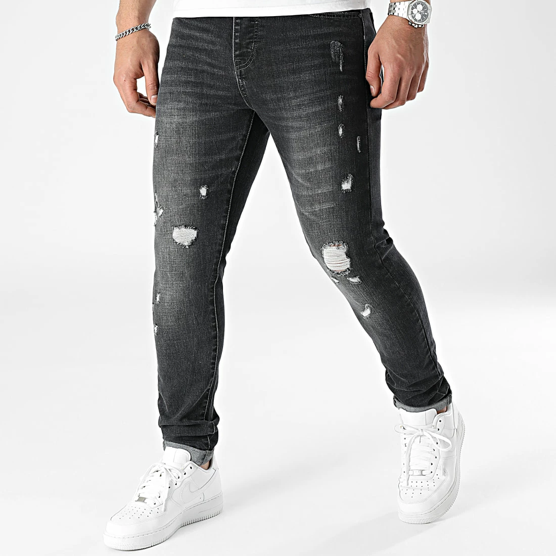 Vente flash ⌛ Jean Skinny Fit C6 Denim Noir de LBO 🔥 3 Vente flash ⌛ Jean Skinny Fit C6 Denim Noir de LBO 🔥