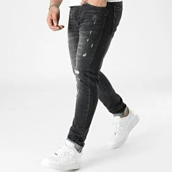 Vente flash ⌛ Jean Skinny Fit C6 Denim Noir de LBO 🔥 8 Vente flash ⌛ Jean Skinny Fit C6 Denim Noir de LBO 🔥 -France LBO Soldes Boutique lbo 295774 FAB LBO C6 20220316T151504 03