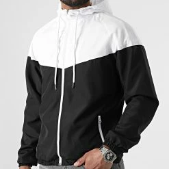 Sortie 🔥 Coupe-Vent Bicolore 0075 Noir Blanc de LBO 🎁