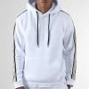 Meilleur prix 🛒 Sweat Capuche Avec Bande 2124 Blanc de LBO ✔️ -France LBO Soldes Boutique lbo 296890 FAB SHALBO 2124 20220919T153708 01