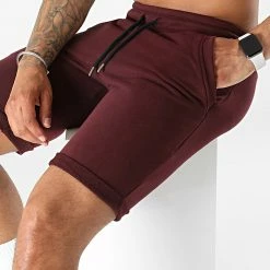 Tout neuf 🌟 Short Jogging 2274 Bordeaux de LBO 🌟 -France LBO Soldes Boutique lbo 299479 FAB SHALBO 2274B 20220610T152915 01