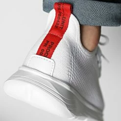 Coupon 👍 Baskets Bande Rouge 2233 Blanc de LBO ✔️ -France LBO Soldes Boutique lbo 300284 FAB SHALBO 2233 20220503T143740 04