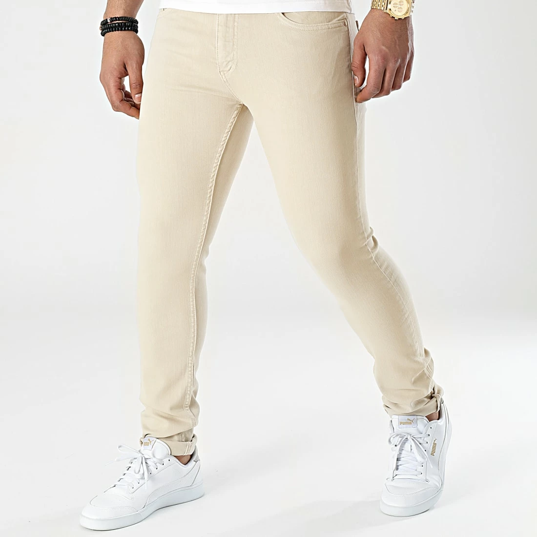 Coupon 🔥 Jean Slim Fit 2228 Denim Beige de LBO 🛒 4 Coupon 🔥 Jean Slim Fit 2228 Denim Beige de LBO 🛒 – Image 2