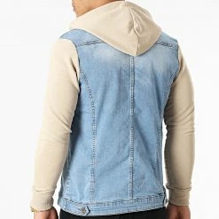 Meilleure affaire 🔔 Veste Jean A Capuche 2259 Bleu Denim Beige de LBO 😀 9 Meilleure affaire 🔔 Veste Jean A Capuche 2259 Bleu Denim Beige de LBO 😀 -France LBO Soldes Boutique lbo 301206 FAB SHALBO 2259 20220411T154610 04