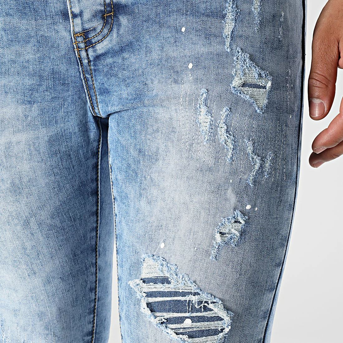 Meilleur prix 🔔 Jean Skinny 0039 Bleu Denim de LBO 🛒 4 Meilleur prix 🔔 Jean Skinny 0039 Bleu Denim de LBO 🛒 – Image 2