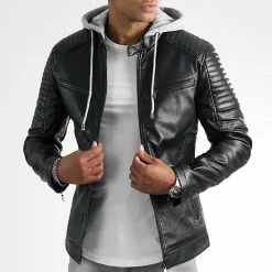 Grosses soldes 😍 Veste Biker Capuche 0041 Noir Gris Chiné de LBO 🤩 8 Grosses soldes 😍 Veste Biker Capuche 0041 Noir Gris Chiné de LBO 🤩 -France LBO Soldes Boutique lbo 301335 FAB LBO 1070318 0041 20220711T153847 03
