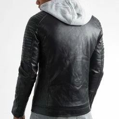 Grosses soldes 😍 Veste Biker Capuche 0041 Noir Gris Chiné de LBO 🤩 9 Grosses soldes 😍 Veste Biker Capuche 0041 Noir Gris Chiné de LBO 🤩 -France LBO Soldes Boutique lbo 301335 FAB LBO 1070318 0041 20220711T153848 04