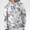 Meilleure affaire 🛒 Sweat Capuche Imprimé Tropical 00104 Blanc de LBO 🌟 -France LBO Soldes Boutique lbo 303079 LBO 10701336 0104 20220929T162741 01