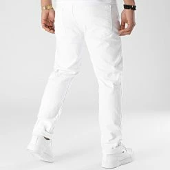 Promo 🎉 Jean Regular Fit 2199 Blanc Denim de LBO 🌟 -France LBO Soldes Boutique lbo 303111 FAB SHALBO 2199 20220411T154003 04