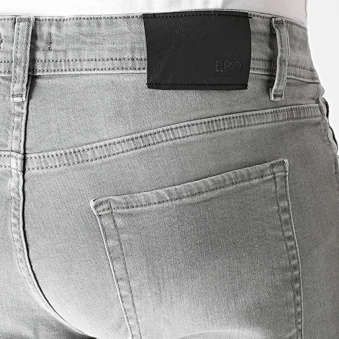 Grosses soldes ❤️ Jean Regular Fit Avec Destroy 2363 Denim Gris Clair de LBO 😍 4 Grosses soldes ❤️ Jean Regular Fit Avec Destroy 2363 Denim Gris Clair de LBO 😍 – Image 2