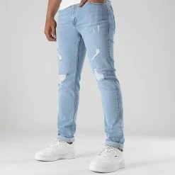 Remise 👏 Jean Regular Fit Avec Destroy 2362 Bleu Denim Wash de LBO ❤️ 8 Remise 👏 Jean Regular Fit Avec Destroy 2362 Bleu Denim Wash de LBO ❤️ -France LBO Soldes Boutique lbo 304097 FAB SHALBO 2362 20220505T154808 01