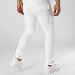 De gros 🥰 Pantalon Cargo 2070 Blanc de LBO 🤩 -France LBO Soldes Boutique lbo 304169 FAB SHALBO 2070 20220429T120247 05