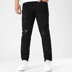 Coupon 🔥 Jean Regular Fit Avec Destroy 2376 Denim Noir de LBO ✨ 8 Coupon 🔥 Jean Regular Fit Avec Destroy 2376 Denim Noir de LBO ✨ -France LBO Soldes Boutique lbo 305321 FAB SHALBO 2376 20220407T151911 03
