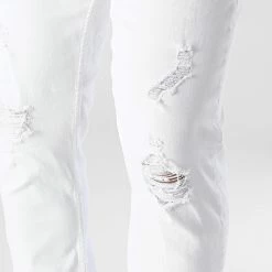 Grosses soldes 🥰 Jean Regular Fit Avec Destroy 2377 Denim Blanc de LBO 🌟 -France LBO Soldes Boutique lbo 305325 FAB SHALBO 2377 20220411T154024 03