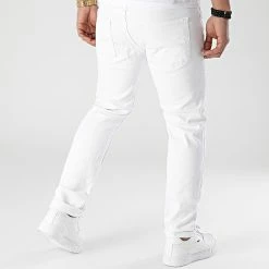 Grosses soldes 🥰 Jean Regular Fit Avec Destroy 2377 Denim Blanc de LBO 🌟 -France LBO Soldes Boutique lbo 305325 FAB SHALBO 2377 20220411T154026 04