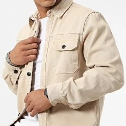 Vente flash 😍 Surchemise En Jean 2110 Beige de LBO 😀 11 Vente flash 😍 Surchemise En Jean 2110 Beige de LBO 😀 -France LBO Soldes Boutique lbo 308370 FAB SHALBO 2110 20220609T150100 05