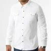 Promo 😉 Chemise Jean Manches Longues 1739 Blanc de LBO ❤️ -France LBO Soldes Boutique lbo 308654 FAB SHALBO 1739 20220624T152645 01