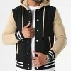 Remise 🔔 Veste Teddy A Capuche 2397 Noir Beige de LBO 🎉 -France LBO Soldes Boutique lbo 309527 FAB SHALBO 2397 20220610T124418 01